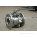 2pc Stainless Steel Full Port Flanged Ball Valve